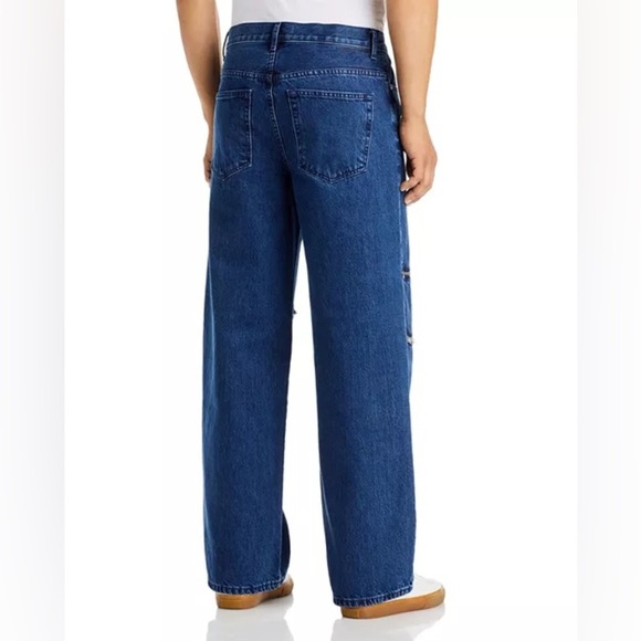 NWT HELMUT LANG zip indigo jeans size 25 - Picture 7 of 7